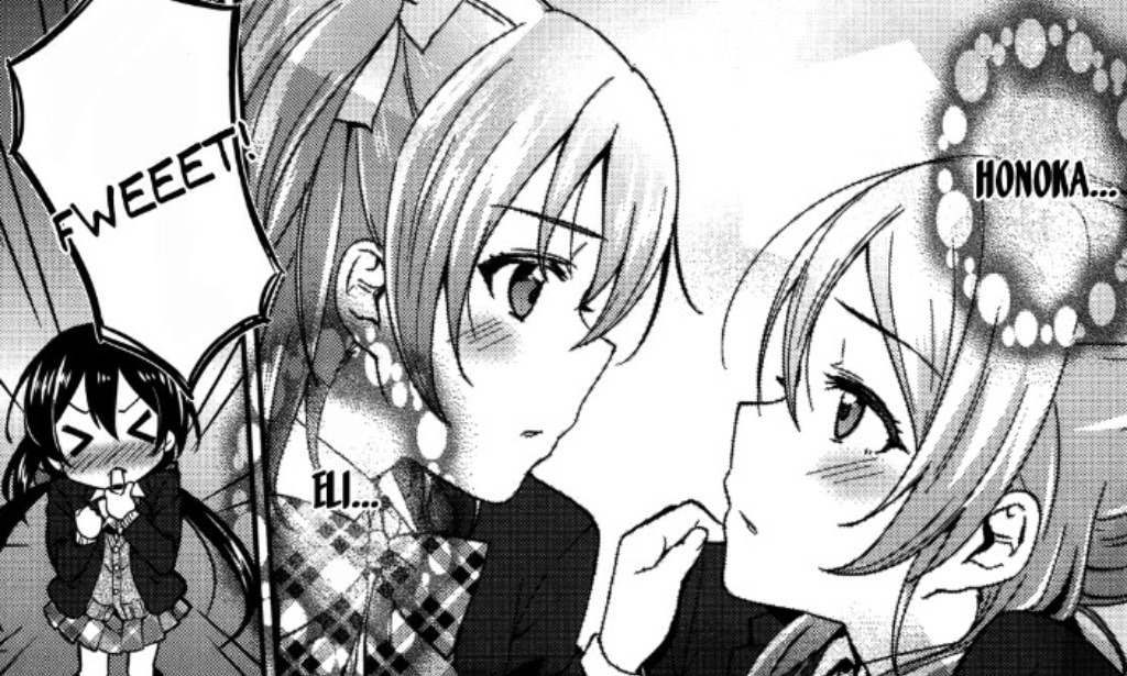 thethoughtsthought:  Nico disapproves of HonoEli 