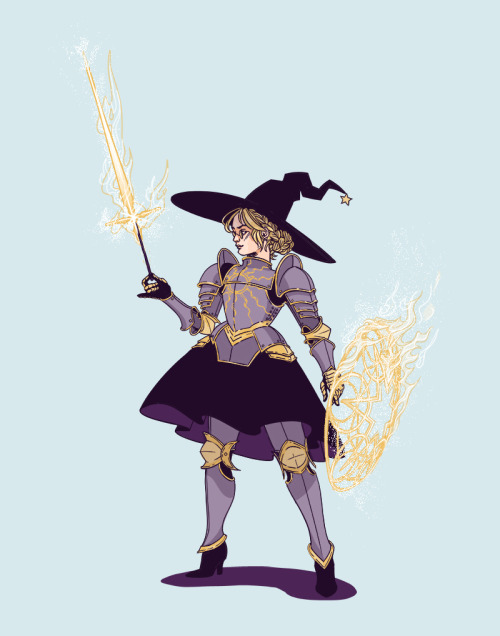 caitlynkurilich: Battle Witch, Digital Media, 2020. If you don’t want to fight sword to sword,