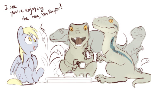 imalousart:  Derpy’s making new friends  x3!