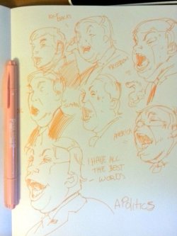   I was trying to draw trump but mostly got sweaty white politicians.    TwitterPatreon PrismBlush  