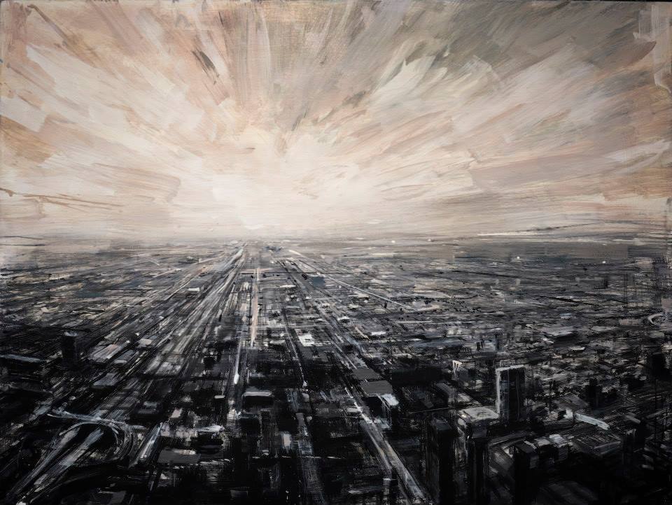 culturenlifestyle:  Blurred Cityscapes by Valerio D’Ospina Italian artist Valerio
