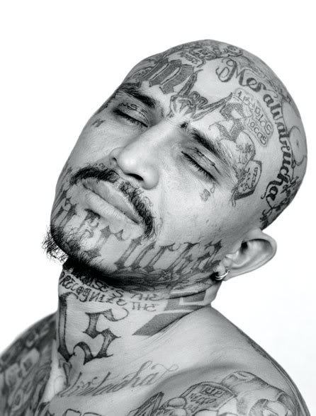 fuckyeahprisoninmates:  Photographer Isabel Muñoz studied members of the Mara Salvatrucha