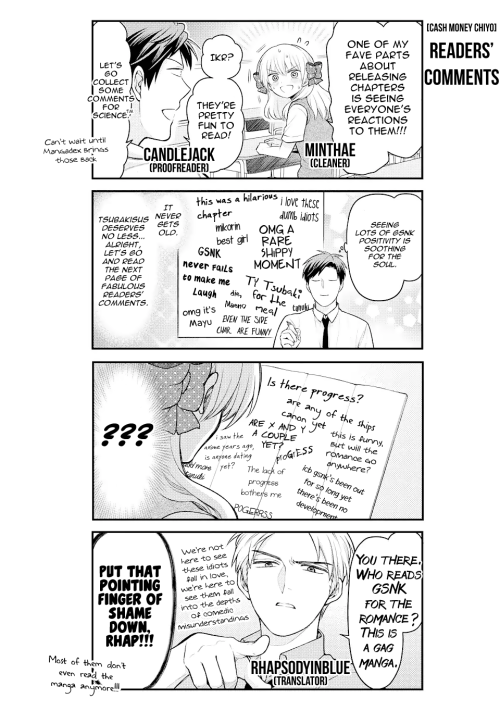 Gekkan Shoujo Nozaki-kun Chapter 132, Part 2 Part 1 here [x] © Cash Money Chiyo (@grolia, candlejack