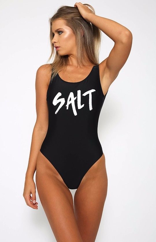 blogtenaciousstudentrebel:  Graphic Swimsuit BAD BITCH  SALT SMILE FACE MERMAID ALWAYS