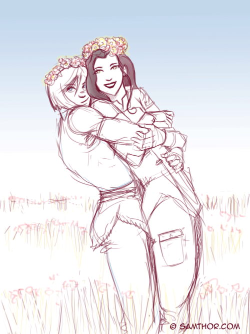 sskuvira:A Fluffy Flower-crown Moment