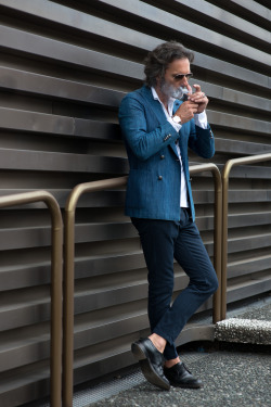 1000yardstyle:Pitti Uomo day 2 for British GQ