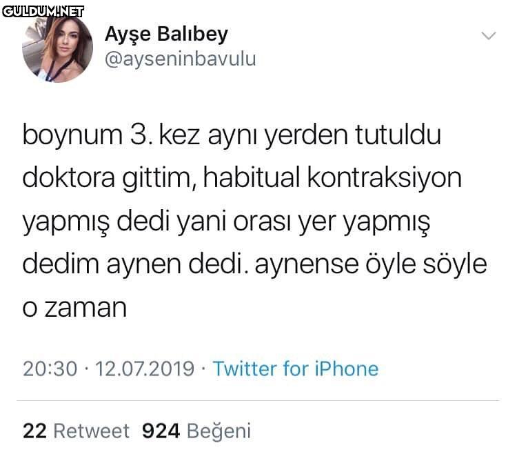 boynum 3. kez aynı yerden...