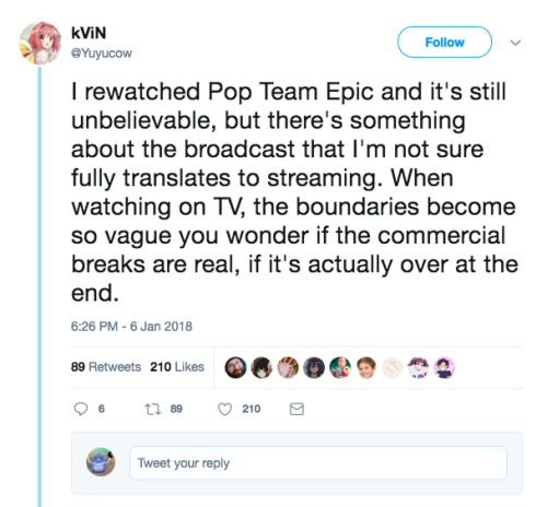 vicholas:some tweets to help understand the Pop Team Epic first episode