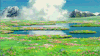 glazedeye-s:studio ghibli + nature scenario