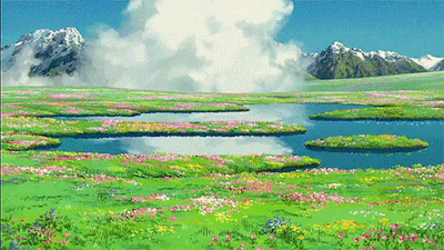 glazedeye-s:studio ghibli + nature scenario