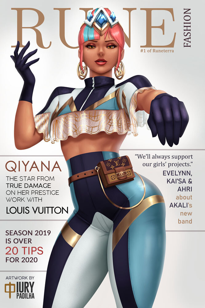 Louis Vuitton True Damage Prestige Qiyana Skin