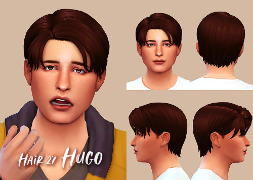 qrqr19: Hair 27 Hugo | Hair 28 Malcolm | Hair 29 WolfgangI have made the hair for three boys who has