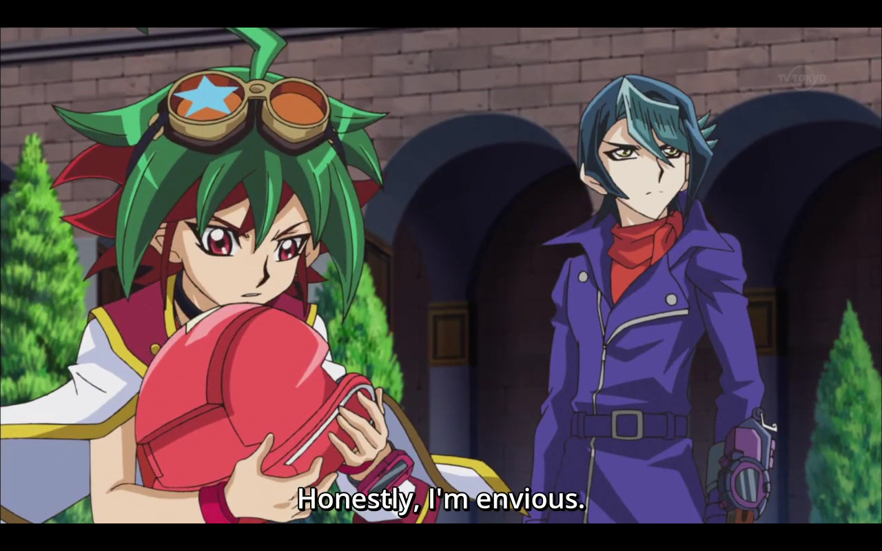 chibicrow: Crow-sama being a Momma Bird and bringing all of Yuya’s things. CROW-SAMA
