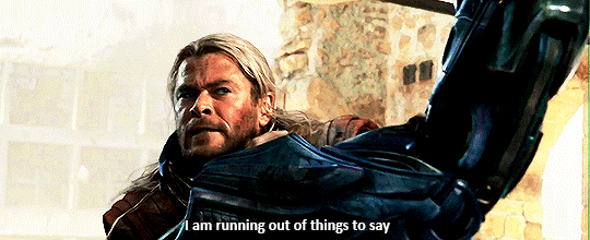 mishasminions:  VISION: It’s terribly well-balancedTHOR: Well, if there’s too