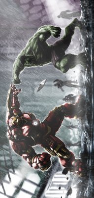 extraordinarycomics:  Hulk vs Iron Man by Çağlayan