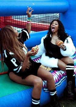 thefinestbeauties:  Beyonce Knowles x Nicki