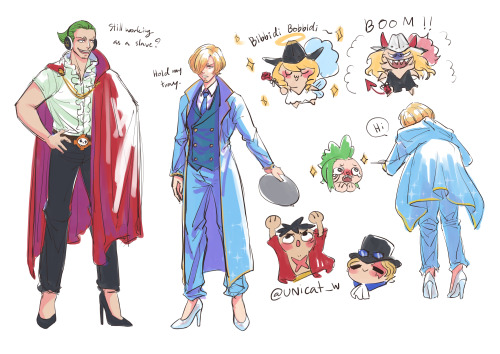 unicat-w: Sanji’s blue suit from usj 2021 remind me of cinderella and I want to see them fight