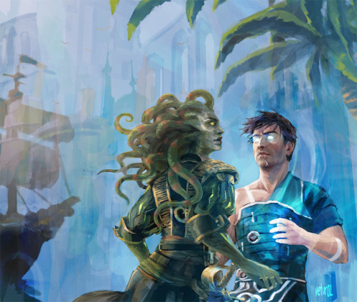 vetur02:Another MTG fanart :) I started the sketch when I read the MTG story chapter where Jace
