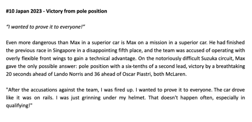 Max Picks His Top 10 Races!