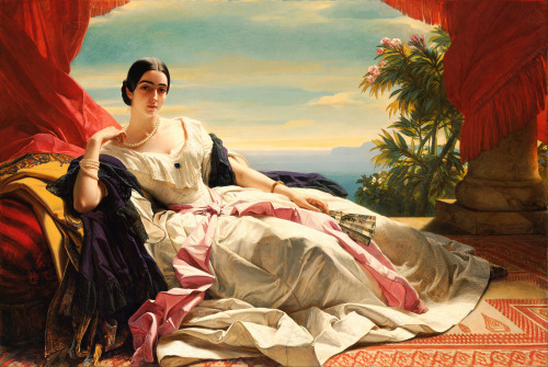 Portrait of Leonilla, Princess of Sayn-Wittgenstein-Sayn, Franz Xaver Winterhalter, 1843