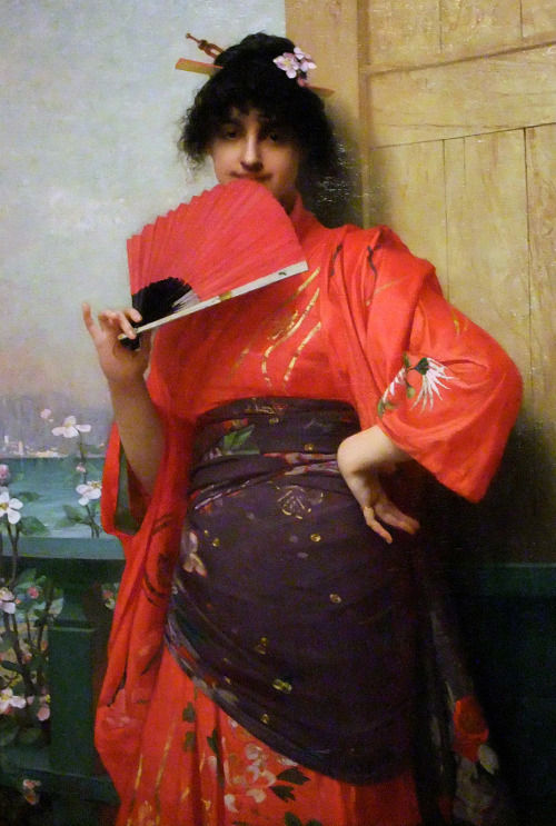 “Une Japonaise” by Jules Joseph Lefebvre, 1882