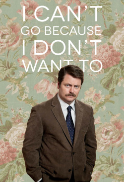 staytruetoyou-rself:  Oh Ron. lol