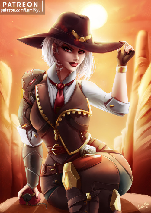 luminyu-art:      ～  Ashe from Overwatch - November patreon reward  ～  ● If you like what I draw, you can share and reblog my art to support me :3● Follow me on my other social medias to stay updated for streams and news.● Consider pledging