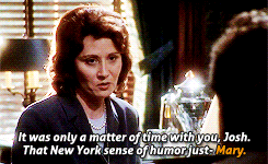 donnajosh:She was calling us New York Jews, Josh. Yeah, but being from Connecticut, I didn’t m