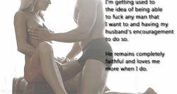 hotwifesarah1:We’re great together baby and I wouldn’t trade you for anything in the worlds!  I love exploring other men and love even more that it turns you on baby!  Muah.  ;) www.sensualhotwife.tumblr.com  