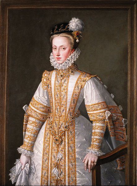 electronicgallery:Anne of Austria, Queen of Spain by Alonso Sanchez Coello, 1571