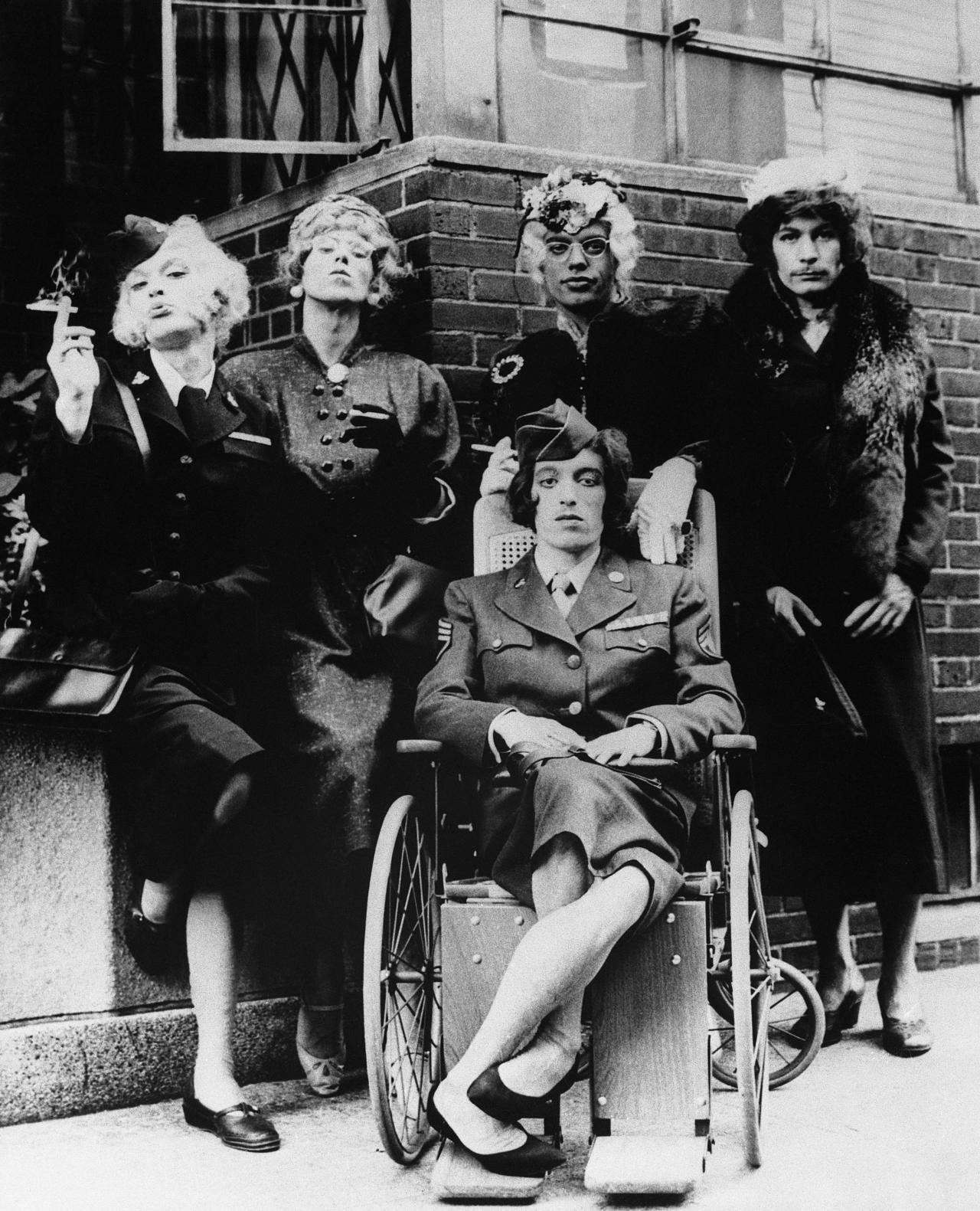 historicaltimes:  Stones in Drag, 1966. Photograph by Jerry Schatzberg 