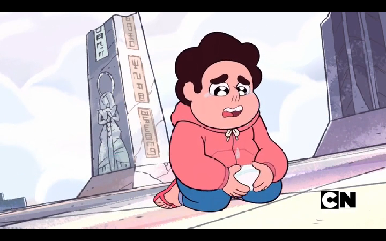 graceybird:  almeow:  Steven cries openly and that’s important.  Steven is the