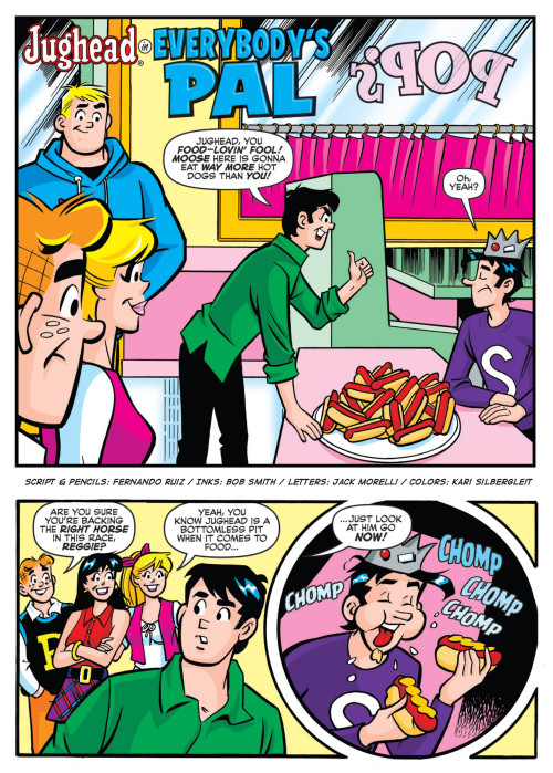 From Everybody&rsquo;s Pal, Jughead with Archie Double Digest #11 (2015).