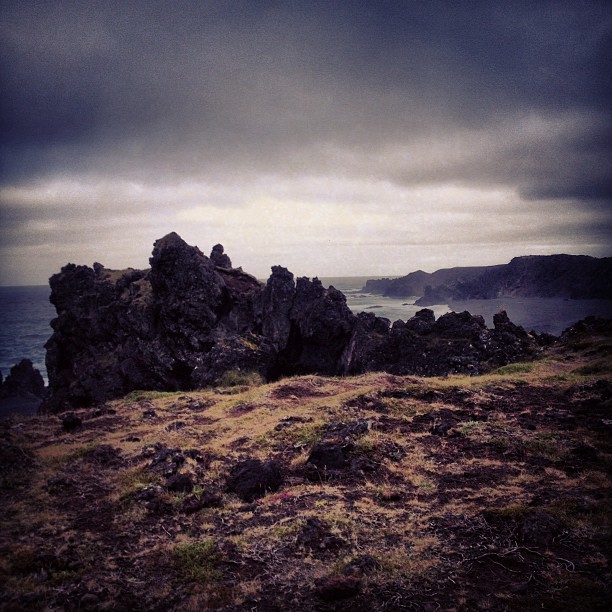 This morning’s shoot location. (at Djúpalónssandur)