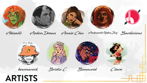 damianwaynezine: Presenting our ✨ CONTRIBUTORS ✨ who will be aiding us on our mission to REDEMPTION!