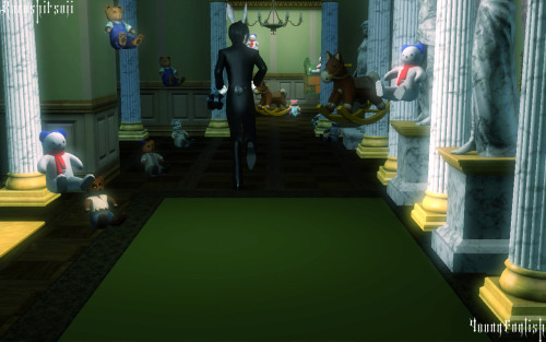 Ciel - What is this place?I don’t recall ever seen a room like this below the manor!This one is lock