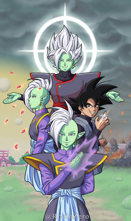 Another piece for Zamasy Day, something to show the long journey that Zamasu lived from a frustrated