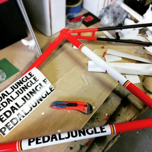 È quasi pronto il PedalRidley! #cxss #cyclocross #lottobelisol #ridley #ripoff #pedaljungle #bikeoft