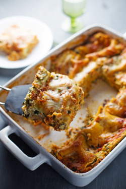 do-not-touch-my-food:  Skinny Spinach Lasagna