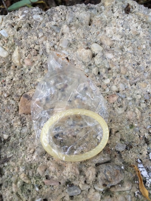 Do you like to tango?  This is used condom it&rsquo;s just one of the prettiest condom ever foun