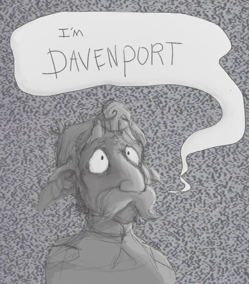 keplercryptids: chase-ing-shadows: I would die for davenport  [image description: a grayscale d