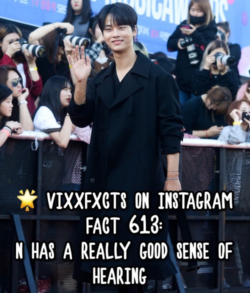 FACT 613:N has a really good sense of hearing