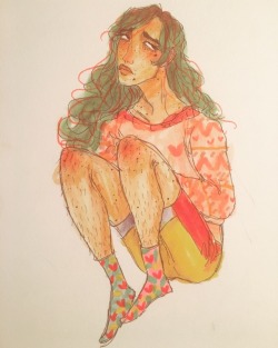 Sleepingclimb:maki-Chan In Silly Patterned Socks… Is A Good Idea