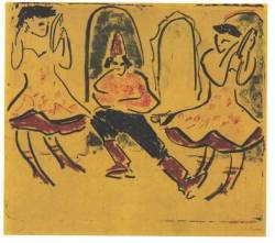 artist-kirchner:  Hungarian Dance, Ernst