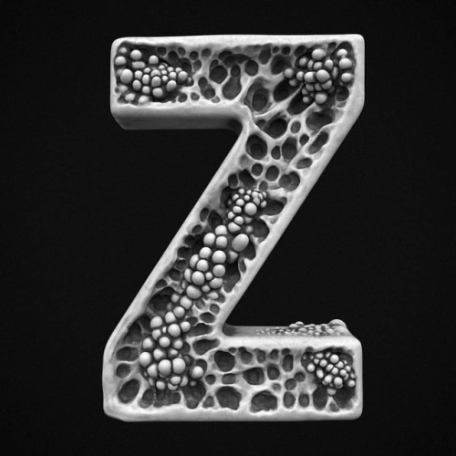 «z»...@36daysoftype #36daysoftype #36days_z #36daysoftype05 #font #typography #typeface #zbrush #zbr