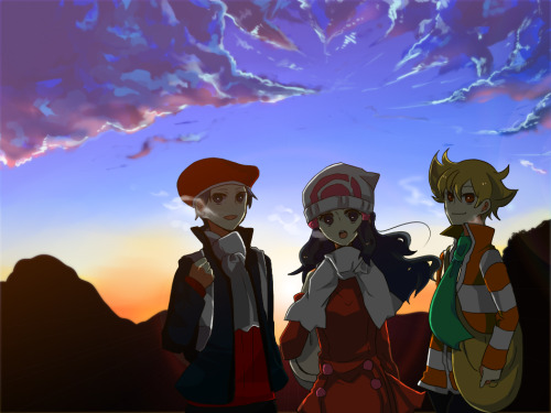  Pixiv : ***  Youtube video : 【手描き】ＰＯＫＥっと！【キャラ崩壊】           