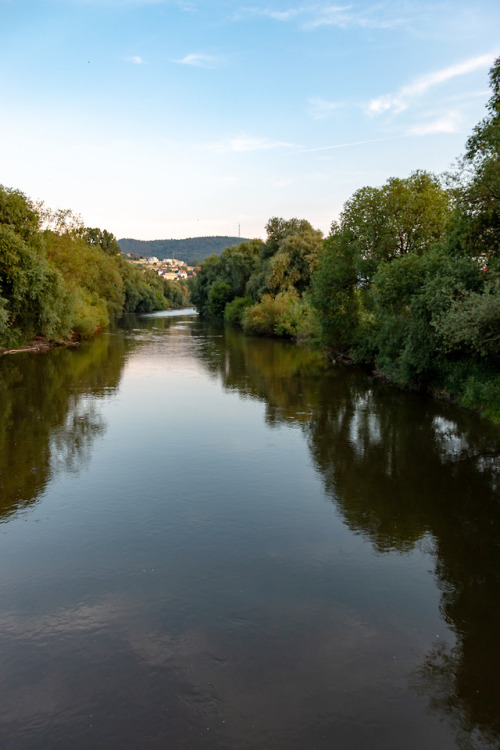 Our river.The river Saale, 2018.