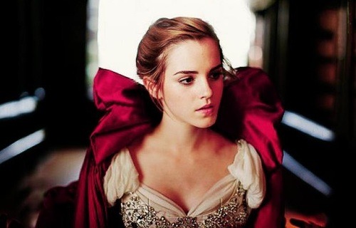  Emma Watson as Belle in a promo picture for Guilleromo del Toro’s upcoming Beauty