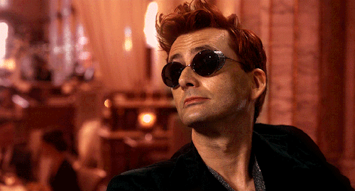 maria7potter:New Year, New Gifs ChallengeDay 1 ● New Beginnings  ● Good Omens (2019)To the world.