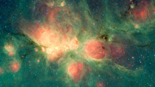 Newborn Stars Blow Bubbles in the Cat’s Paw Nebula : Newborn Stars Blow Bubbles in the Cat&rsq